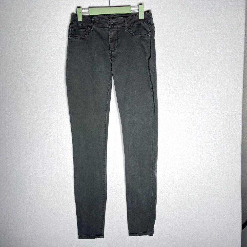 Maurices Womens Gray Skinny Jeans Stretch Denim Pants Size S L